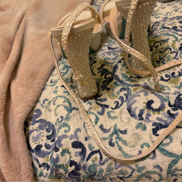 Pearl Rhinestone Heels - Picture 3 of 5